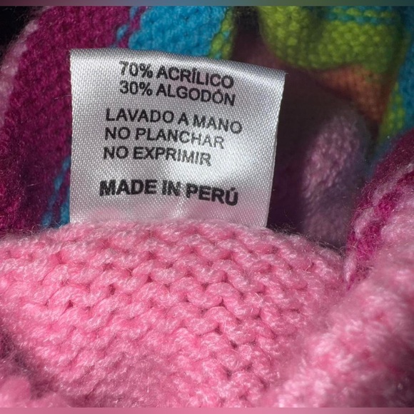 Handmade Peruvian Sweater. - Picture 4 of 6